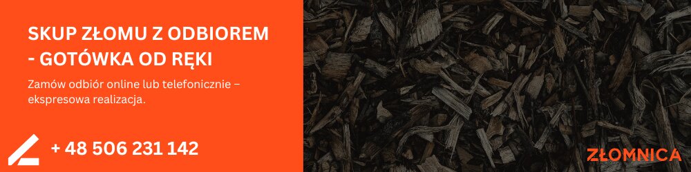Banner - odbiór złomu